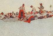 Howard Pyle So the Treasure was Divided painting